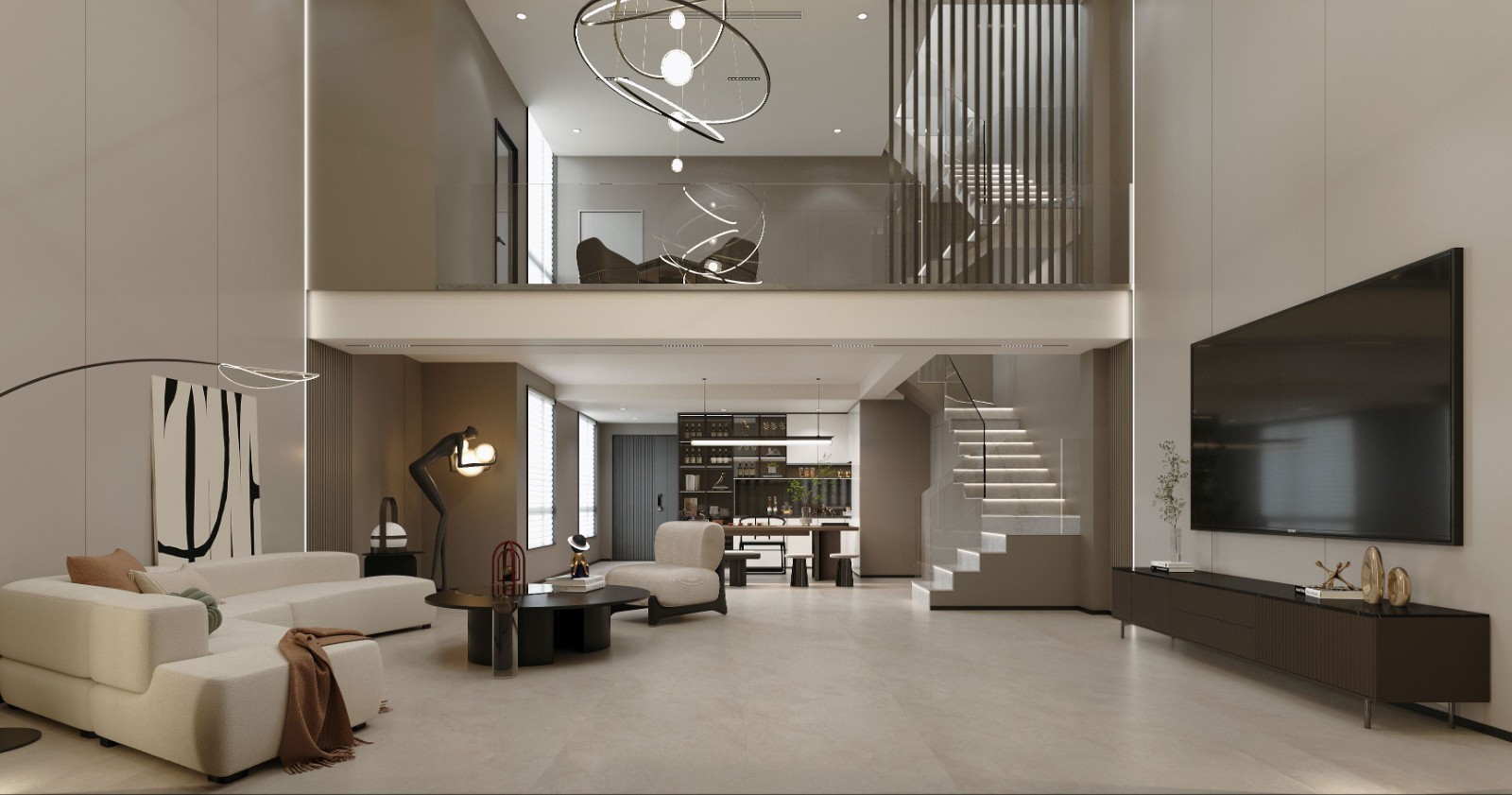 QPX715833现代简约地下室休息区1